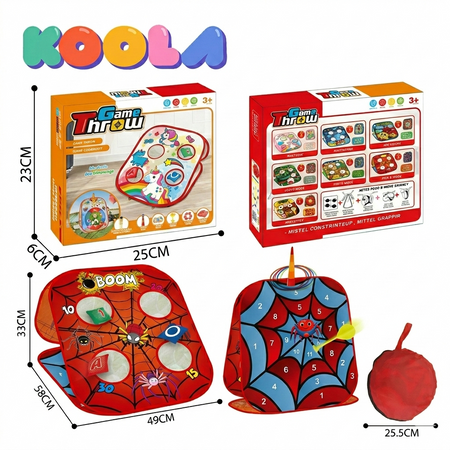 3-in-1 Spider Bean Bag Toss Game for Kids