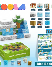 100PCS Magnetic Tiles Blocks Set | Magnetic Building Blocks Toy
