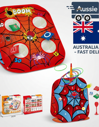 3-in-1 Spider Bean Bag Toss Game for Kids
