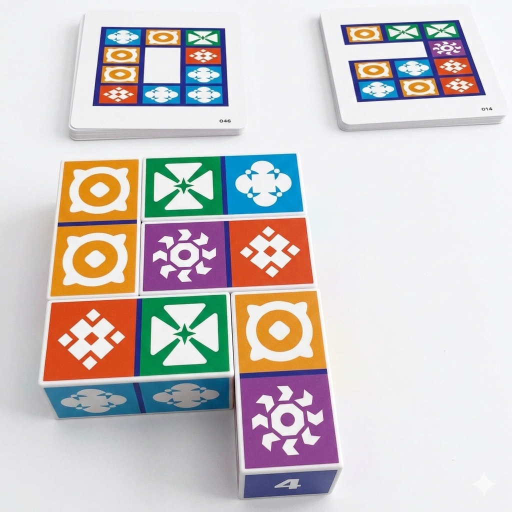 The Puzzle Family Board Game | Children Adult Memory Mind Gamer Uzzle Block