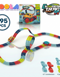 Anti-gravity Race Track Car Set | Assembling Rail Car Toy for Kids
