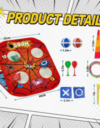 3-in-1 Spider Bean Bag Toss Game for Kids
